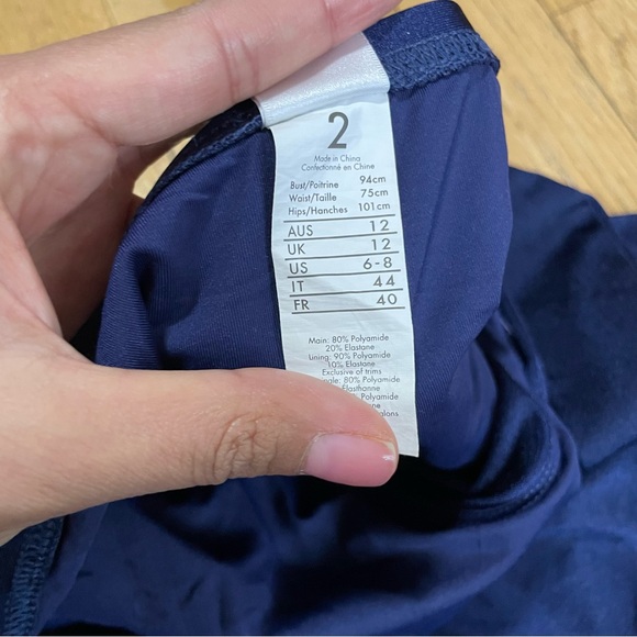 Zimmermann Knotted Cutout Bandeau Swimsuit - Size 2 (US Size 6/8) - Picture 5 of 7